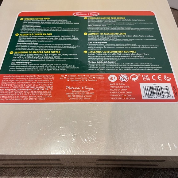 Melissa & Doug Wooden Cutting Food Set - Picture 3 of 4